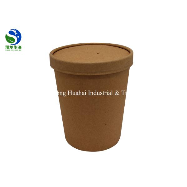 Wholesale disposable reusable custom printed food packing for popcorn soup ice cream fried chicken white paper bucket wi