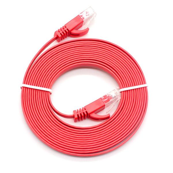 Quality 30Awg Network Patch Cord Unshielded CAT5e Flat Copper Patch Cable for sale