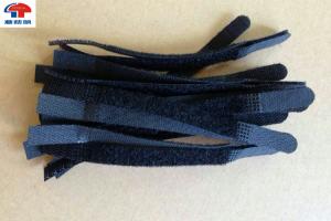 Buy cheap Black hook and loop tape for sewing , hook &amp; loop fasteners 100% Nylon product