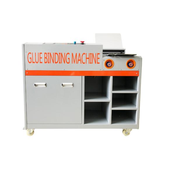 Quality Double Gluing Roller A4 Automatic Perfect Glue Book Binding Machine 280-350 Books/Hour for sale