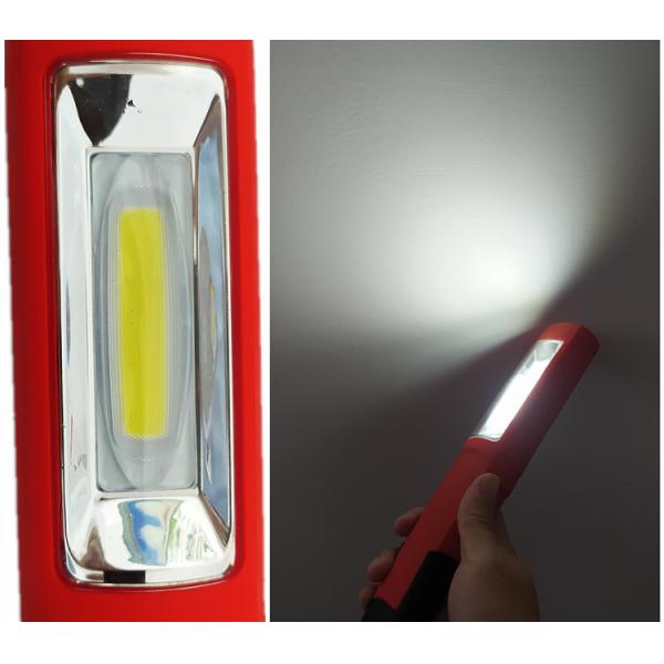 Handheld 2W Cordless Rechargeable Work Light Magnetic With Torch Flashlight