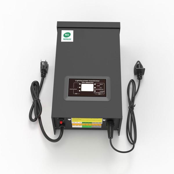 Quality 600w Low Voltage Landscape Transformer With Timer And Photocell Sensor 120v Ac To 12v 14v Ac for sale