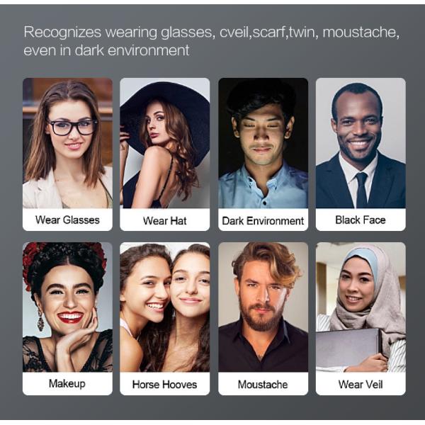 Infrared Thermal Face Recognition Camera Biometric Thermometer FCC