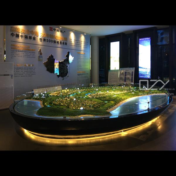 Quality Shenzhou Peninsula Architectural Model Design 3D Scale Model Maker 1/500 for sale