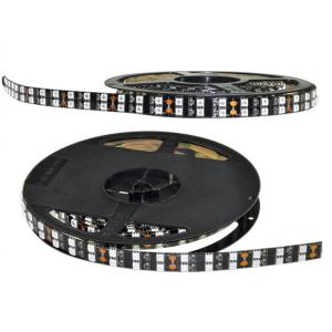 Buy cheap 12V Black PCB Double Row 5050 LED Strip 60LEDs/M 120LED/M DC12V product