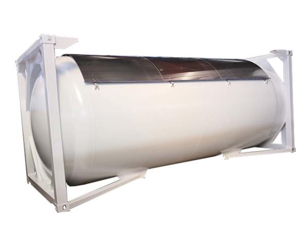 Quality 24500L Liquid Oxygen ISO Container CSC 40ft Tank Container  60m3 for sale