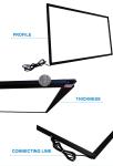55'' Infrared USB Multi Touch Conversion Overlay Frame IR Touch Screen Frame For