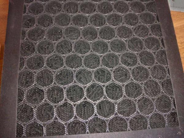 Quality Plastic Honeycomb  Activated Charcoal Filter Material  Removing Bad Air for sale