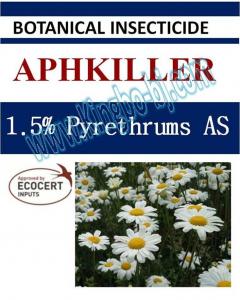 China organic insecticide, 1.5% Aphkiller AS, pyrethrin, biopesticide, botanic, natural on sale