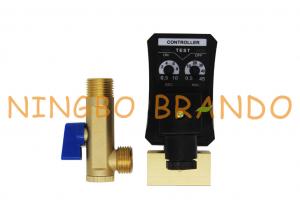 China 1/2'' 220V Timer Controlled Automatic Drain Valve For Compressed Air on sale