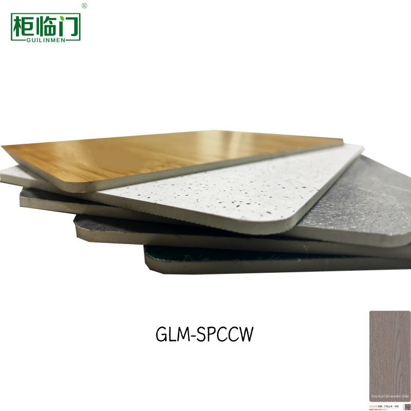 Anti Mold Crystal Decorative SPC Wall Panel Scratch Resistant Easy Installation
