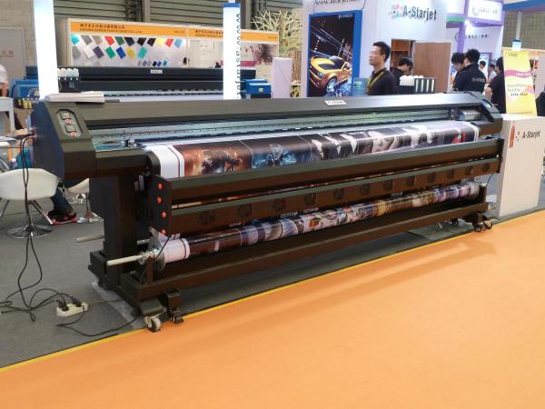 Quality Double Side 8 Color Epson DX7 Wide Format Printer 3200mm with 2880 Nozzles for sale