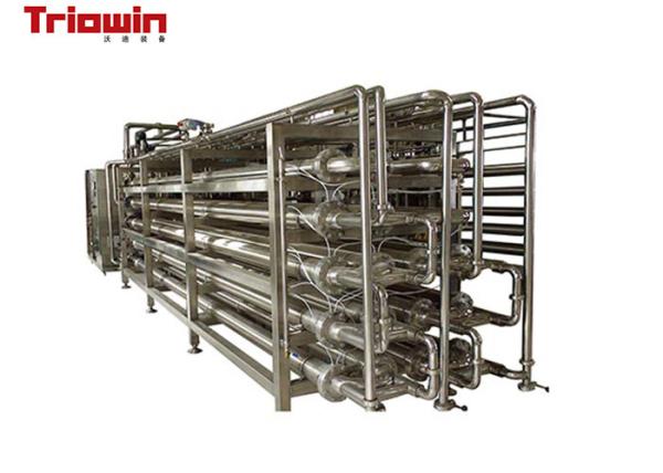 Quality Tube In Tube Food Sterilizer Machine , Juice Sterilizer SO 9001certification for sale