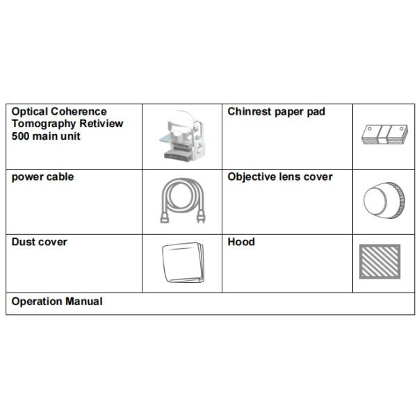 Computer Controlled Optical Coherence Tomography Equipment Type B Ophthalmic Imaging System