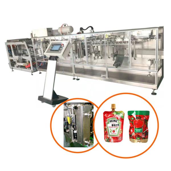 Quality Automatic Horizontal Doypack Packaging Filling And Sealing Machine For Skin Care Products for sale