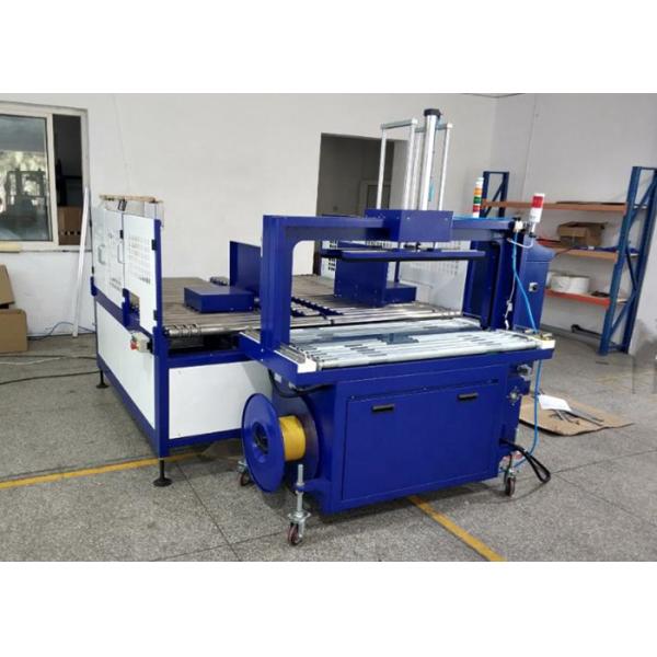 High Speed Corrugated Box Strapping Machine 30 Cycles / Minute Plc Control