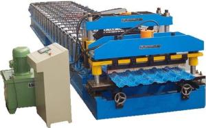 China Hydraulic Power Automatic Metal Roofing Sheet Glazed Tile Making Machine 5 Ton Manual Decoiler on sale