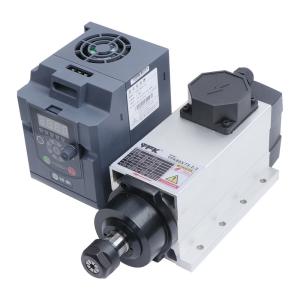 China Speed Air-Cooled Spindle Kit YFK80*73-2.2 2.2KW ER20 for CNC Milling Machine Engraving on sale