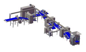 Buy cheap PLC Control Soft Dough Baguette Bread Baking Making Equipment product