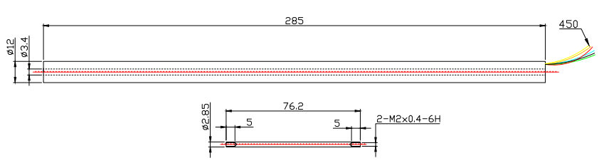 3Vrms/24VDC Power Supply LVDT Linear Displacement Sensor for High Precision Measurement