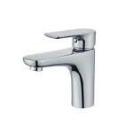 Brass Single Hole Single Handle Basin Mixer Tap in Chrome