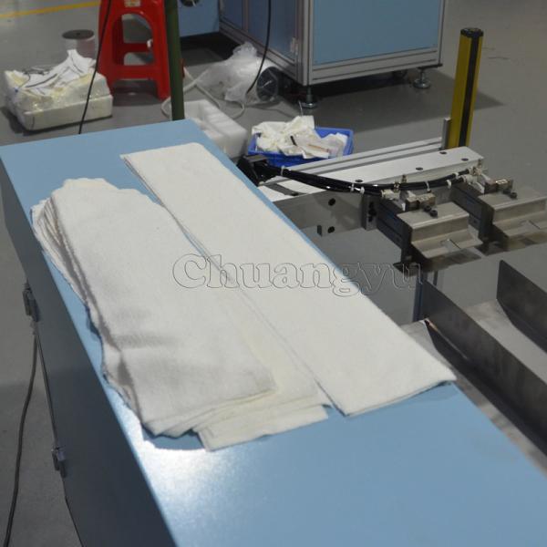 CCC Approved Ultrasonic Fabric Cutting Machine 5.5kw For Rolls Mop Microfiber