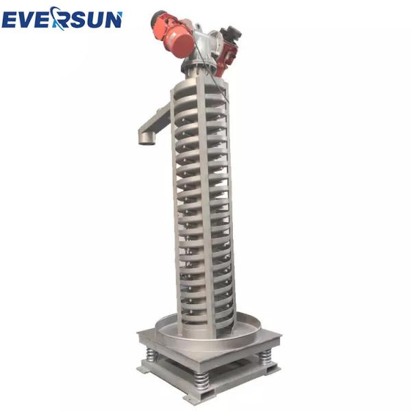 Quality High-Efficiency 2-8m Vertical Vibration Screw Elevator Feeder For Fertilizers Sand for sale