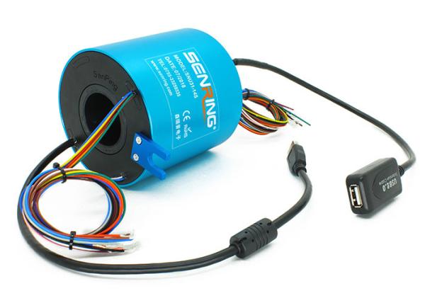 Quality Electrical Rotary 10E-11 USB Slip Ring Distributor RoHS Certificate for sale