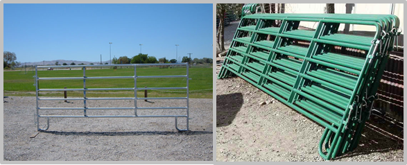 Powder Coated Galvanized Cattle Corral Panels Good Oxidation Resistance