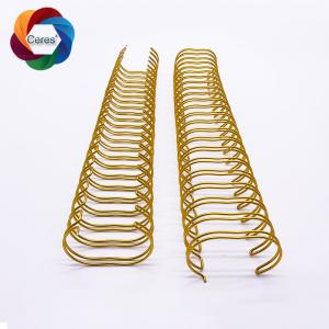 China School 0.8mm 0.7mm Double Loop Wire Metal Nylon Binding Coil Calendar on sale