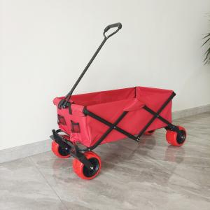 Buy cheap 70KG Capacity Outdoor Camping Cart Big Wheels Collapsible Beach Slider Cart product