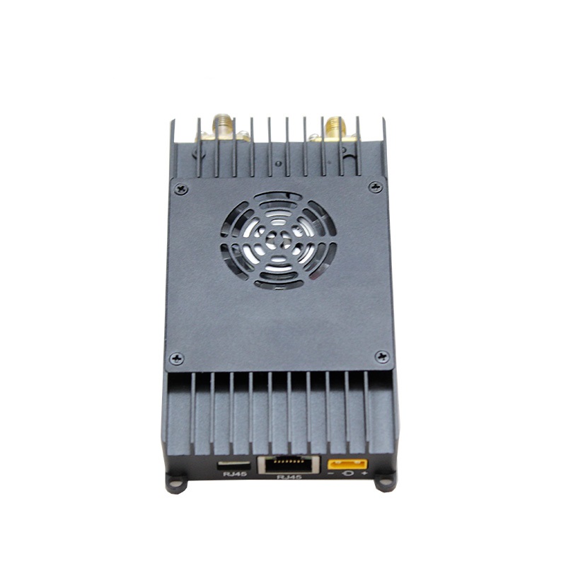 UAV Data Link 142g Weight 800MHz/1.4GHz/2.4 GHz Frequency With RJ45 Efficiency Video Interface