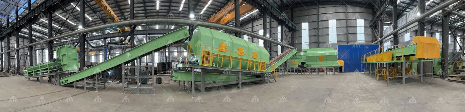 Urban Garbage Sorting Equipment Drum Trommel Screening Machine Waste Sorting Line for Recycling