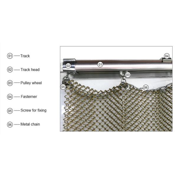 Stainless Steel Decorative Metal Mesh Curtain