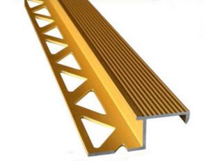Buy cheap 6063 Aluminum Extrusion Profile with Golden Anodized Color product