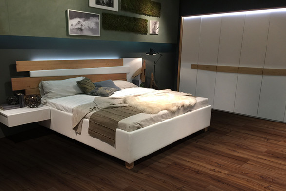 0.5mm Rigid Core SPC Flooring Fireproof Vermont Yew GKBM DM-W40026