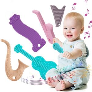 Chewable Silicone Teething Pacifier Toolbox Set Soft Soother Toys