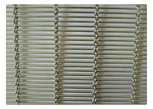 Stainless Steel Architecture Facade Woven Metal Mesh For Building Plain Weave Style