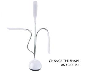 360 Degree Desk Lamp Gooseneck Rotation Adjustable Gooseneck Book Holder Lights