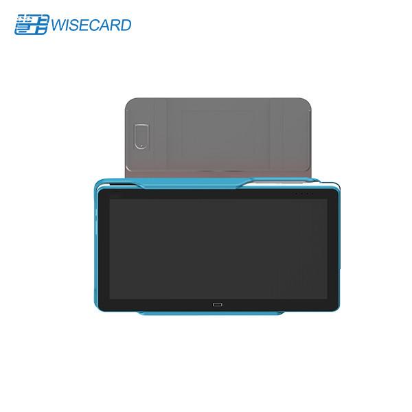 Quality Handheld Smart Android Tablet POS System With Counter Top Stand for sale