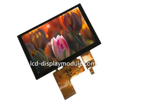 40 Pin 800 x 480 Capactive Touch LCD Module , 12 O'Clock Direction 5.0 TFT LCD