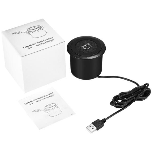 Quality 10W Embedded Wireless Charger In Desk for sale