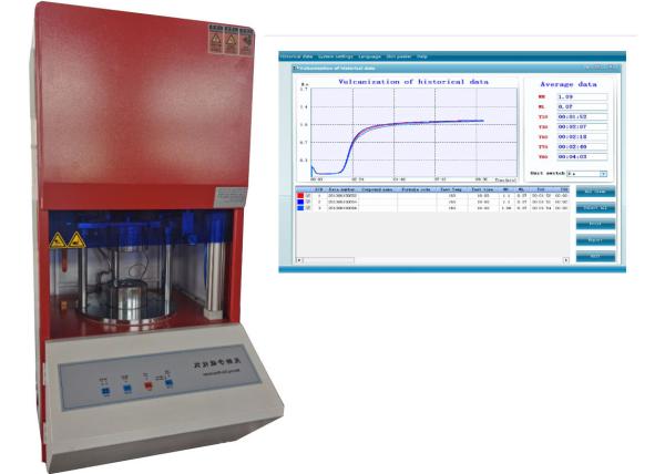 ASTM D5289 Computer Control Rubber Vulcanization Measuring Instrument Vulcanizat