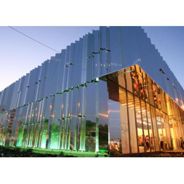 Gold Mirror Aluminum Composite Panel Thickness 4mm For Room Decoration