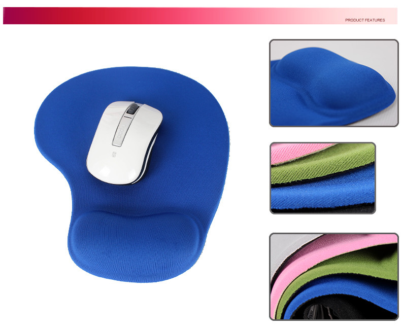 OEM ODM GEL Mouse Pad , Custom Photo Mouse Pad With Wrist Rest