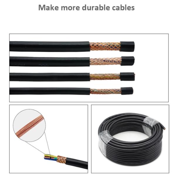 Copper Conductor PVC Insulated PVC Sheathed Cable RVVP Shielded Flexible Cable