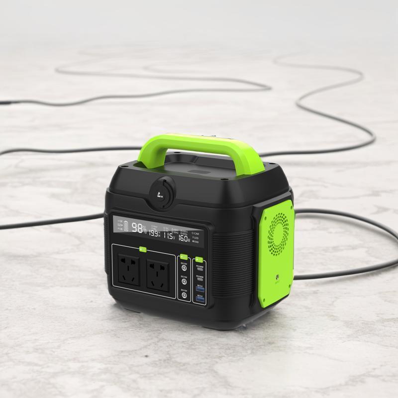 600W AC Output Portable Power Supply Emergency Energy Storage Multi-Functional Power Station