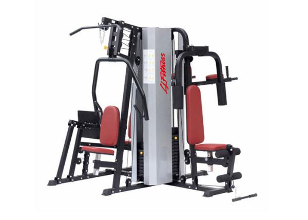 Quality Home 5 Station Multi Gym Equipment , Multi Purpose Workout Machine Modular for sale