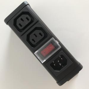 China Electrical 2 Way Aluminum Shell AC Power Distribution Unit With Waterproof Switch on sale