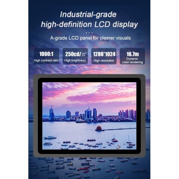 21.5 Inch LCD Industrial Monitor Ip65 Panel Wall Mount Embedded Capacitive Touch Screen Display Industrial Panel Pc